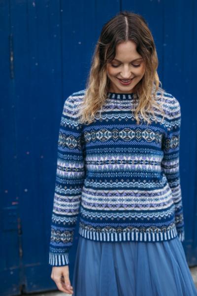 Sweater, Pullover Kinross Sapphire von Eribé of Scotland